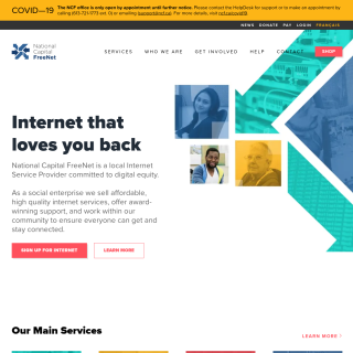National Capital Freenet  website