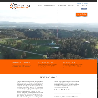 Celerity Networks  website