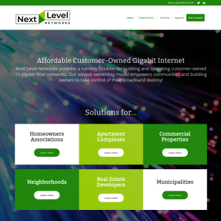 Next Level Networks  website