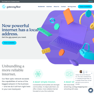 Gateway Fiber  website