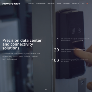  PowerHost Datacenter USA  website