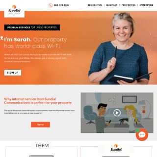Sundial Communications  website