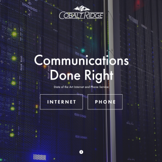 Cobalt Ridge  website