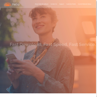 Helio Broadband  website