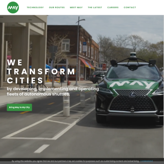  May Mobility  website