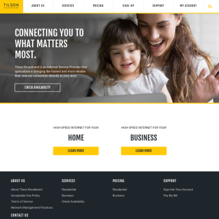 Tilson Broadband  aka (Tilson Technology Management)  website