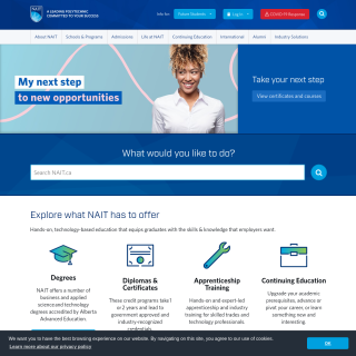  NAIT  website