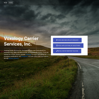  VOXOLOGY CARRIER SERVICES  website