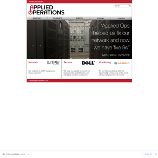 Applied Operations  website