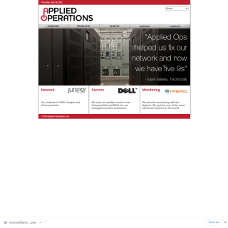  Applied Operations  website