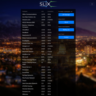  SLIX Route Servers  aka (rs1.slix.net)  website