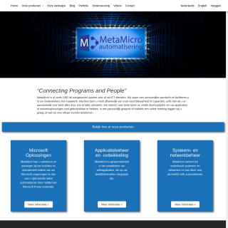  MetaMicro Automatisering BV  website
