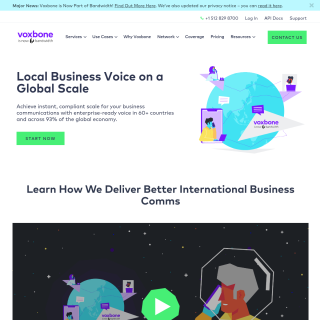  Voxbone  website