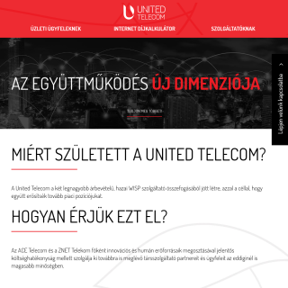United Telecom Zrt.  website