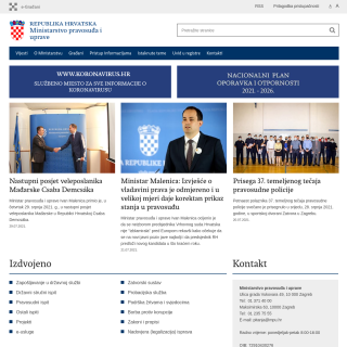  Ministry of public administration Republic of Croatia  aka (HITRONet)  website