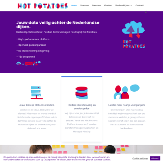  Hot Potatoes Managed Hosting  website