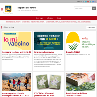 Regione Veneto  website