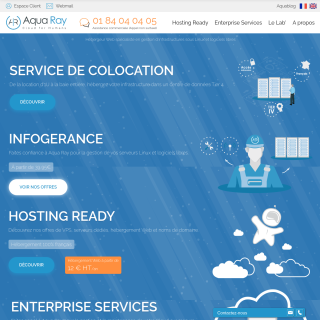 AquaRay  website