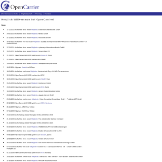  OpenCarrier eG  website