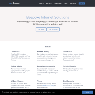  Unchained ISP  website
