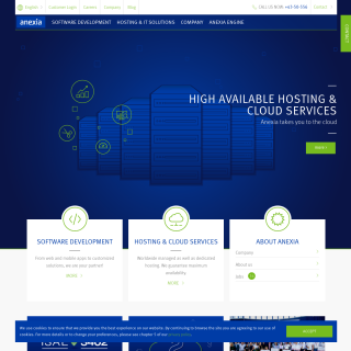 Anexia CloudDNS  website