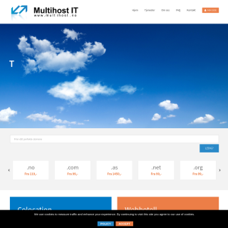  MultiHost IT AS  website