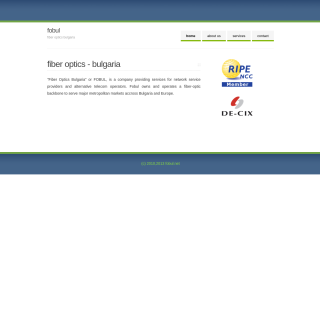  Fiber Optics Bulgaria  aka (FOBUL)  website
