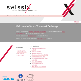  SwissIX Route Servers  aka (SwissIX)  website