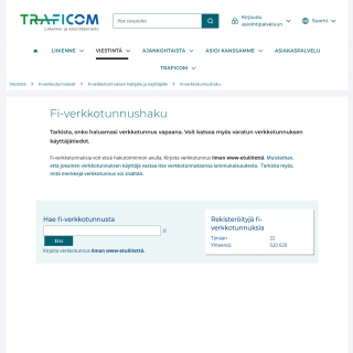 Finnish Communications Regulatory Authority  aka (FICORA)  website