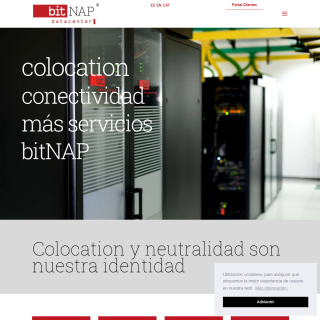 bitNAP Datacenter  website