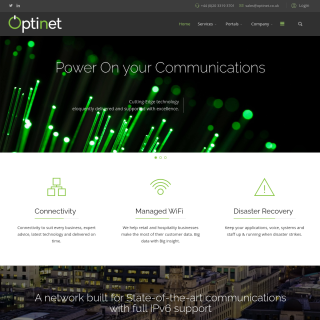 Optinet U.K. Limited  website