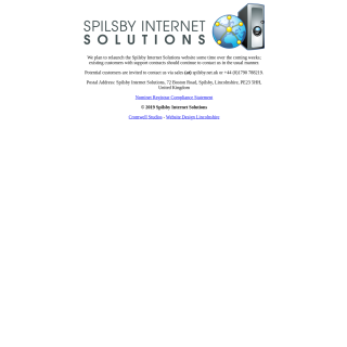 Spilsby Internet Solutions  website
