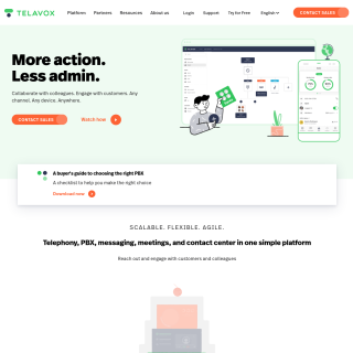  Telavox  website