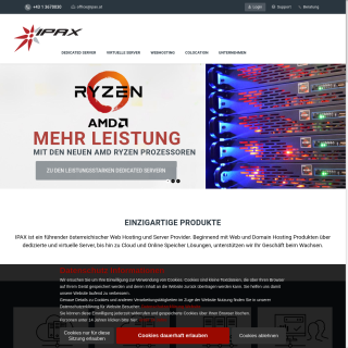  IPAX Internet Services  website