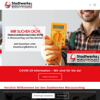  Stadtwerke Mürzzuschlag  website