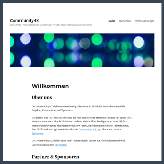 Community-IX.ch Route Servers  aka (community-IX Schweiz)  website