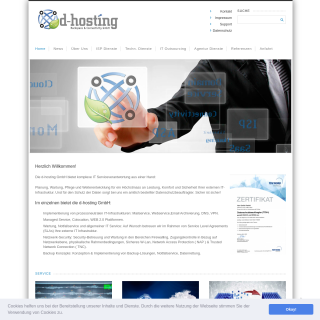 D-hosting  website