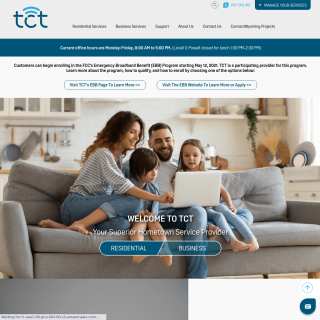  TCT West, Inc.  aka (TCT, Tri County Telephone Association Inc)  website