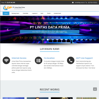 Lintas Data Prima  website