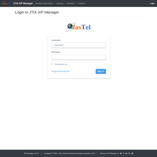  JTIX Route Servers  aka (JTIX Route Server)  website