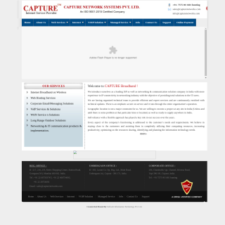 Capture Network Systems AS45661  website