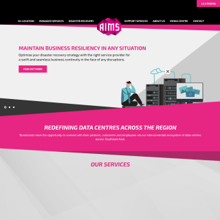  AIMS Data Centre Sdn Bhd  aka (AIMS)  website