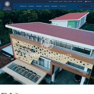 Universitas Gadjah Mada  website