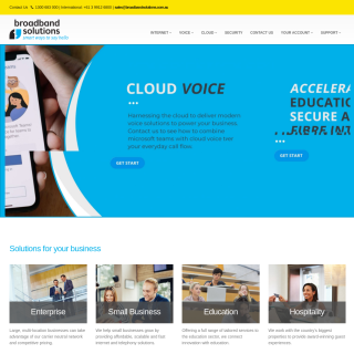 Broadband Solutions  website