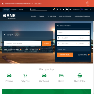  Brisbane Airport  aka (BNE)  website