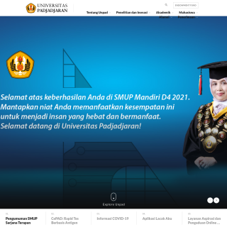 Universitas Padjadjaran  website
