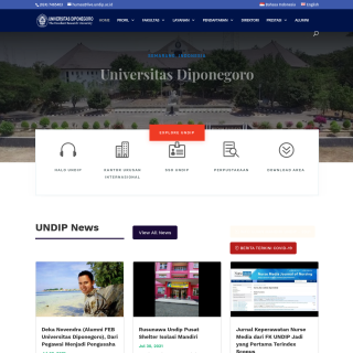 Universitas Diponegoro  website