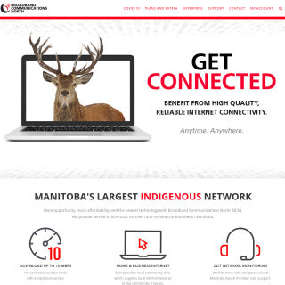 Broadband Communications North aka (BCN) website