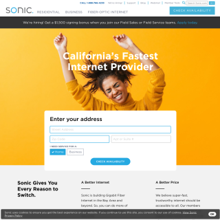  Sonic Telecom (Sonic.net, Inc.)  aka (Sonic)  website