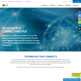 Telecom Fiji AS4638  website